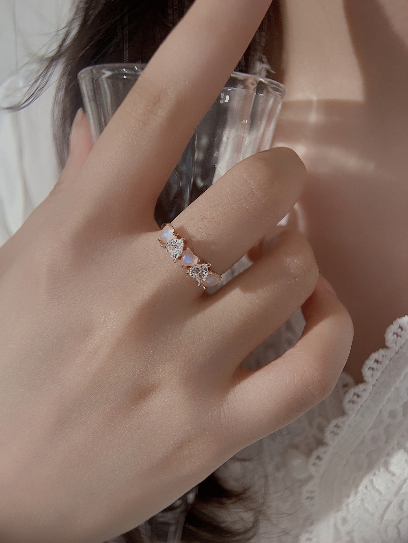 Bess Moonstone Rings