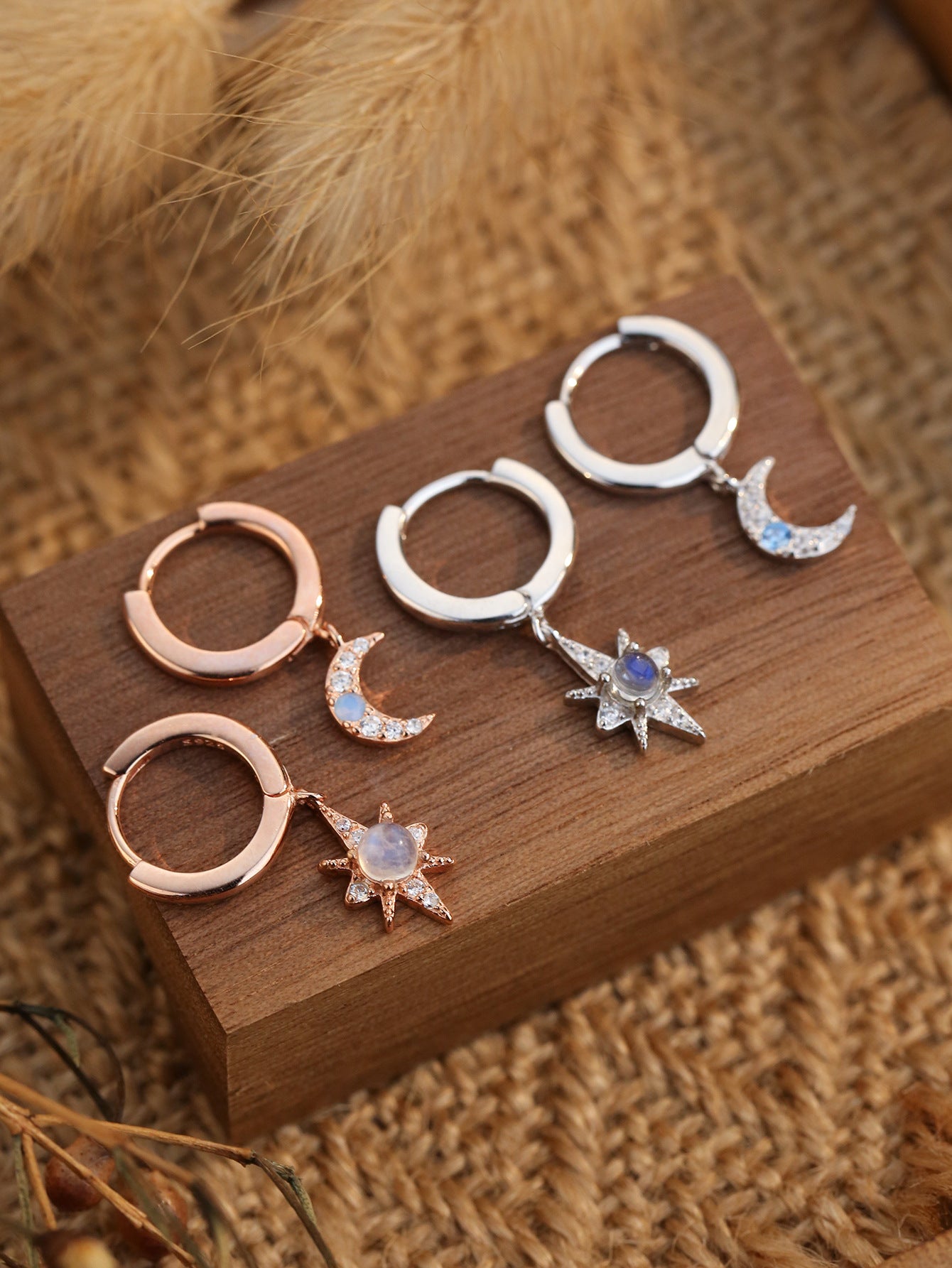 Ainsley Moonstone Earrings