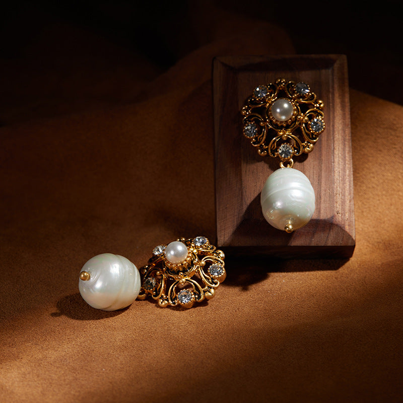 Jemma Vintage Lace Hollowed-out Earrings
