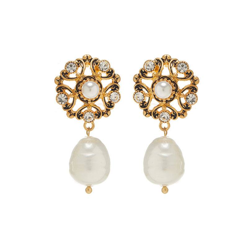Jemma Vintage Lace Hollowed-out Earrings