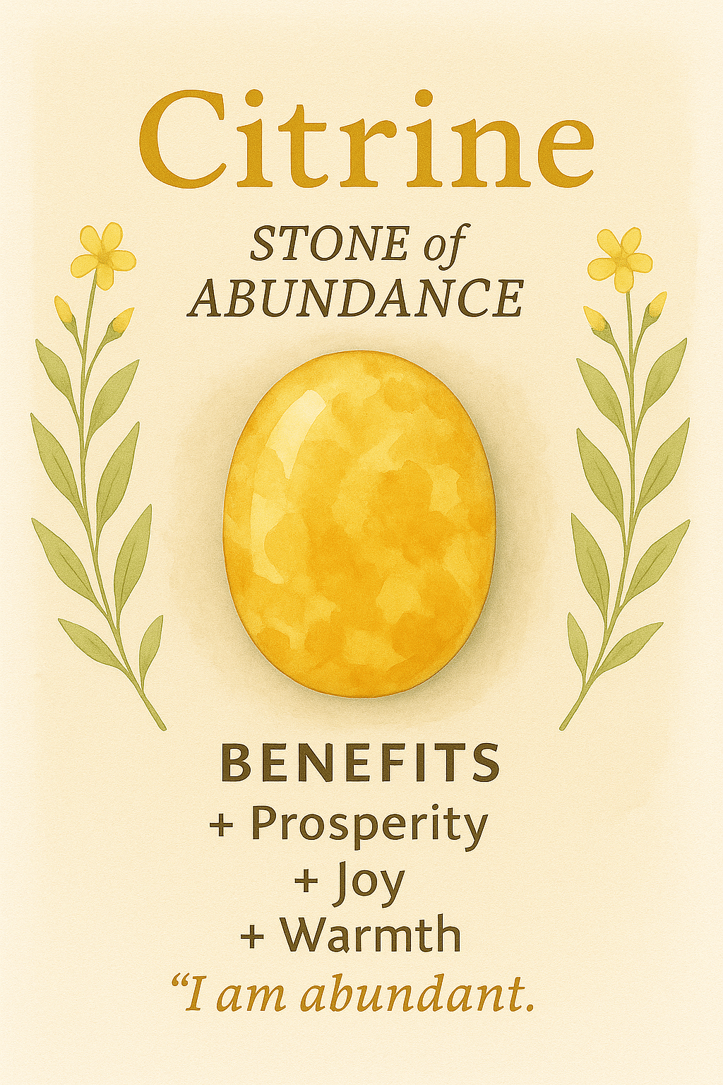 Aurelia Sun Citrine Adjustable Ring