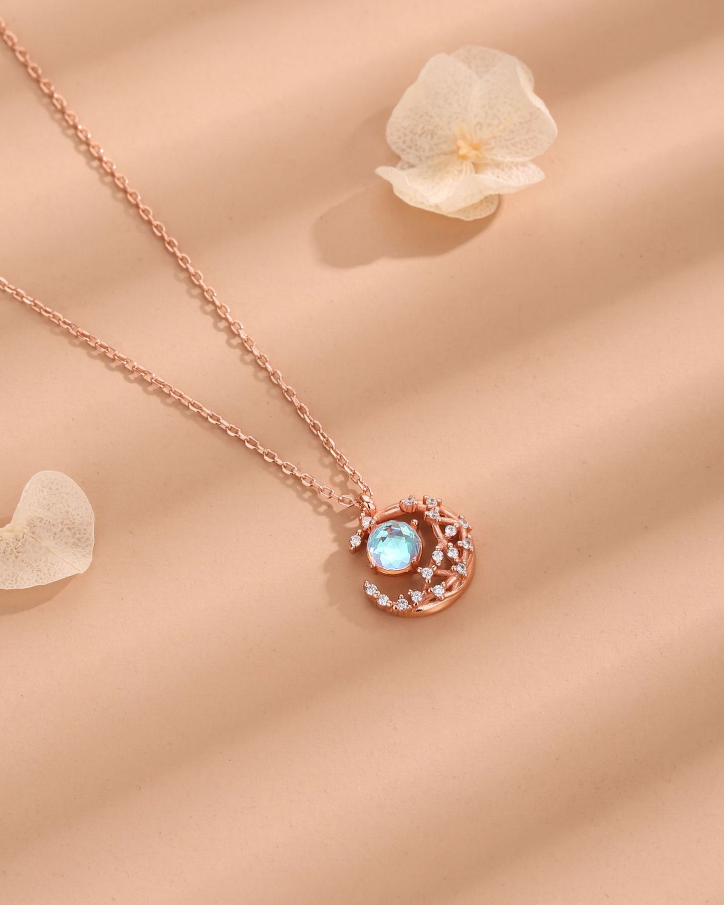 Blossom Moonstone Necklace