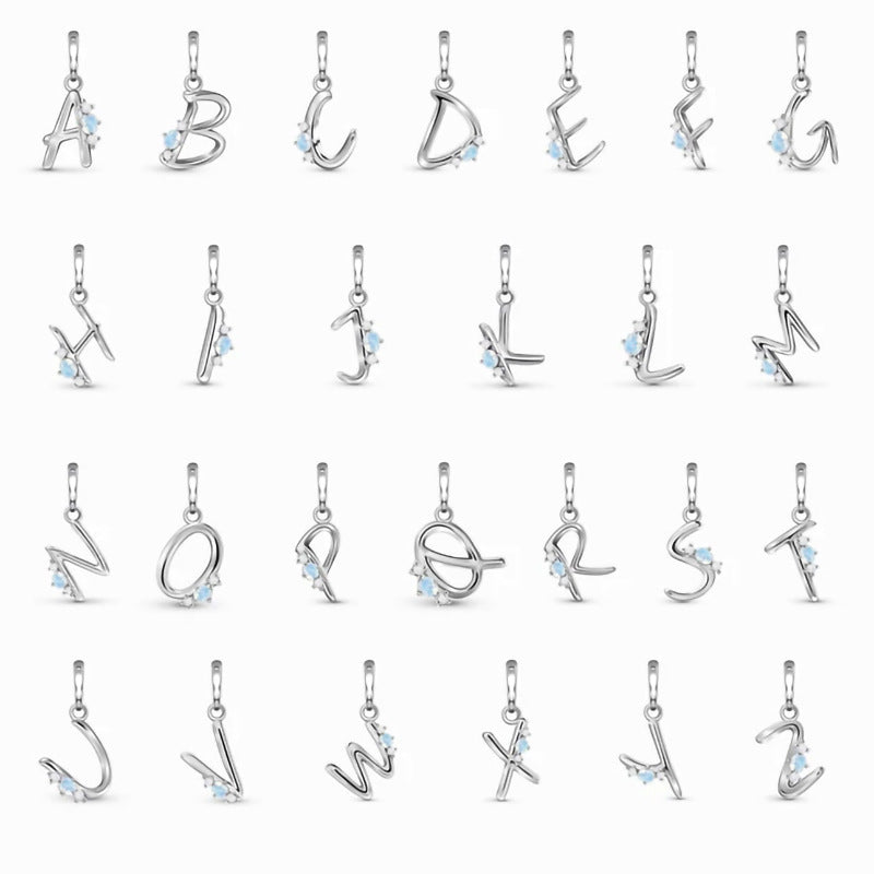 Evie Moonstone Letter Necklace