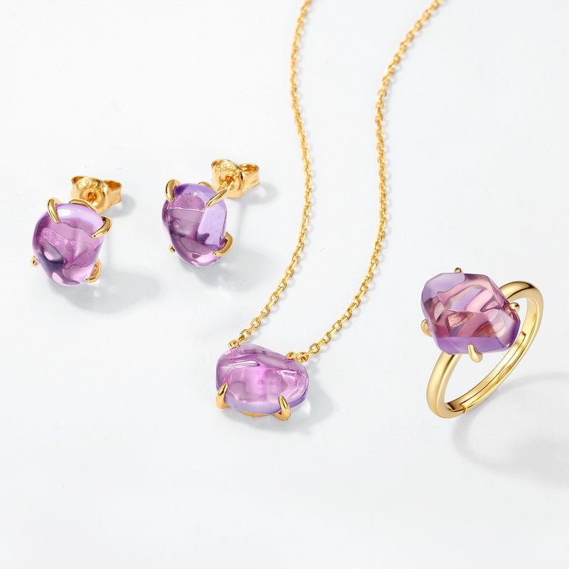 Violet Amethyst Necklace
