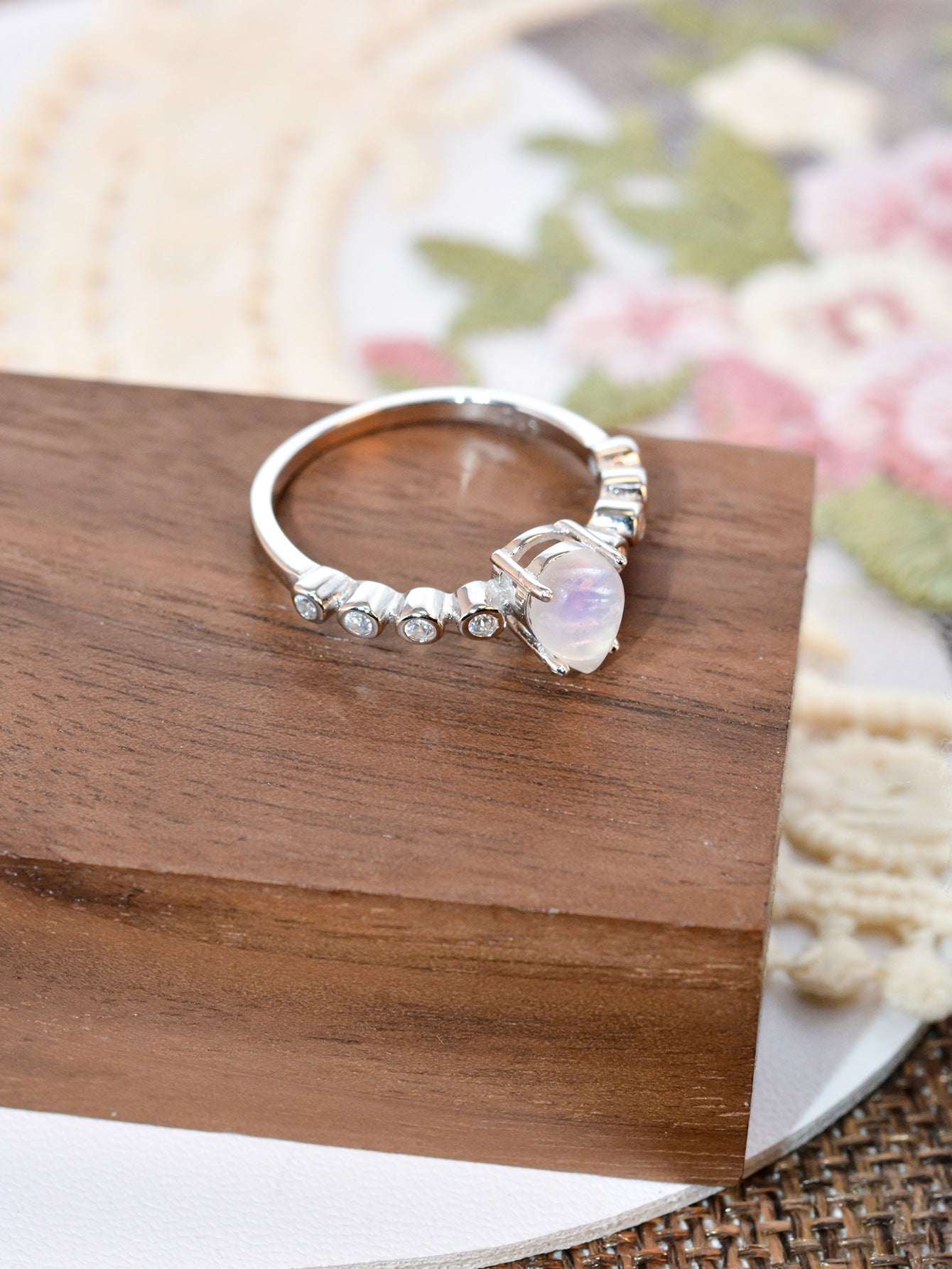 Undine Moonstone Ring