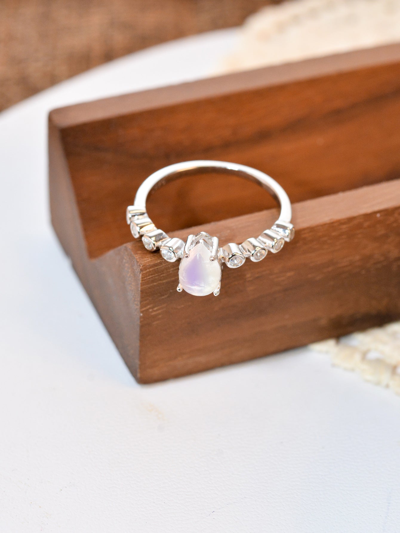 Undine Moonstone Ring