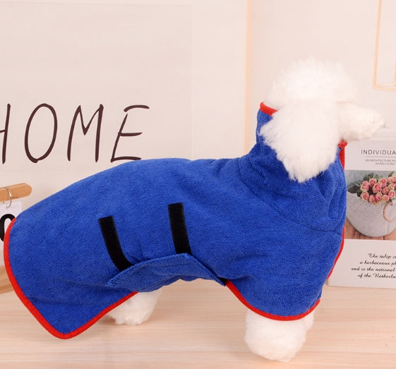 Pet Bathrobe Clothes Bath Towel