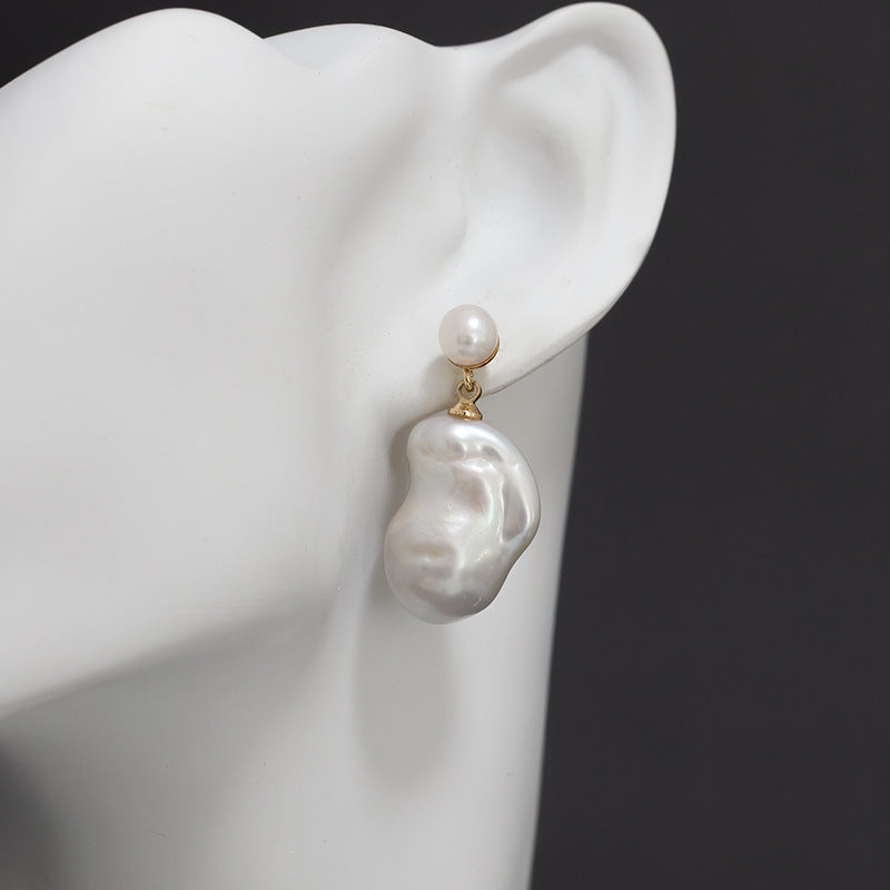 Baroque Irregular Pearl Earrings