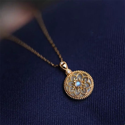 Jasmine 14K Gold-filled  Moonstone Necklace