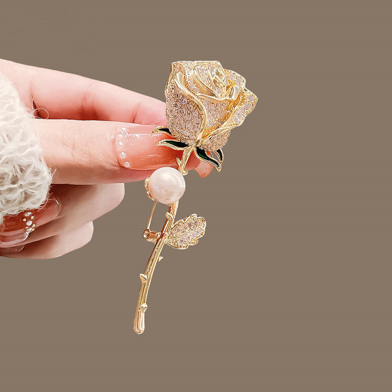 Rose Brooches