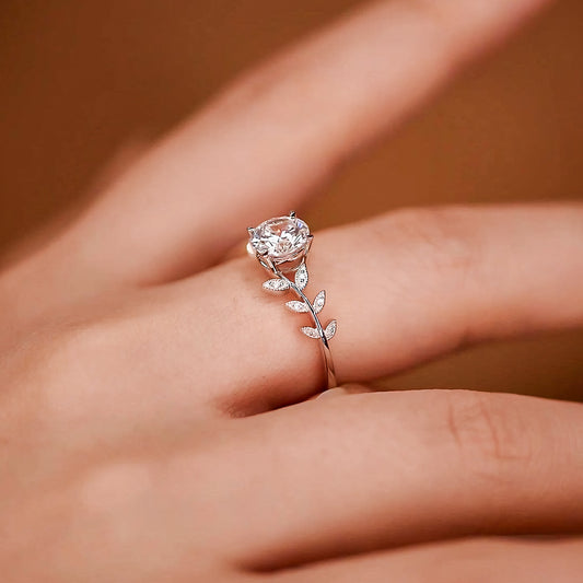 Nova White Zircon Ring