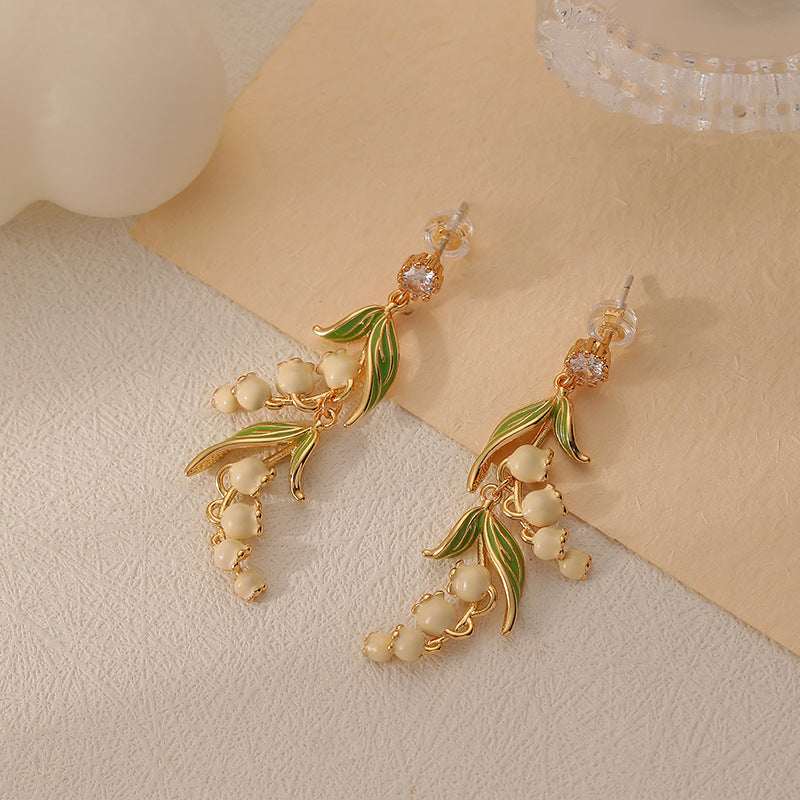 Lily of the Valley Drop Earrings