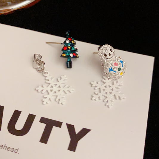 Snow Christmas Earrings