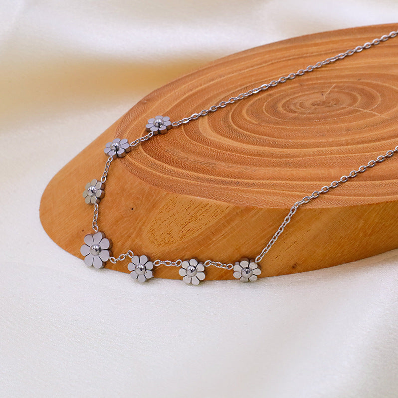 Chrysanthemum Pendant Necklace