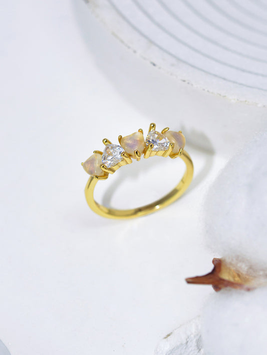 Bess Moonstone Rings