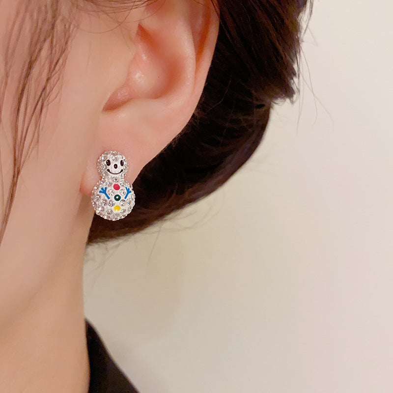 Snow Christmas Earrings