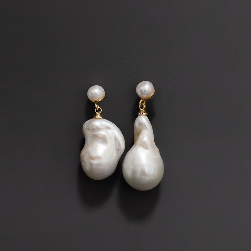 Baroque Irregular Pearl Earrings