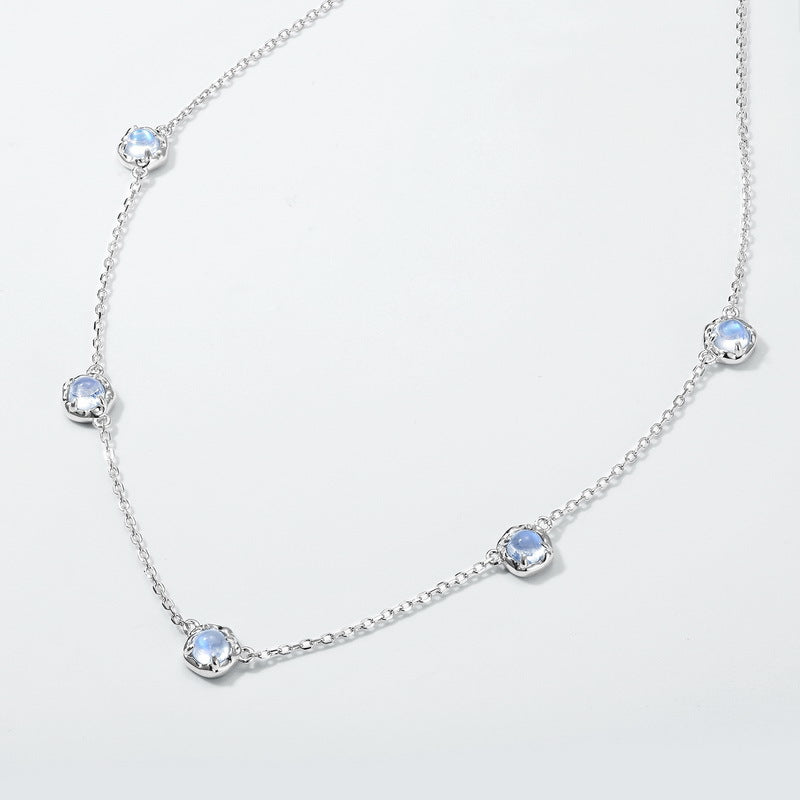 Marilyn Blue Moonstone Necklace