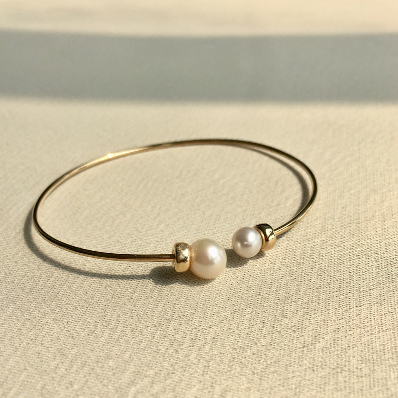 Sophia 14K Gold-Filled Double Pearl Bracelet