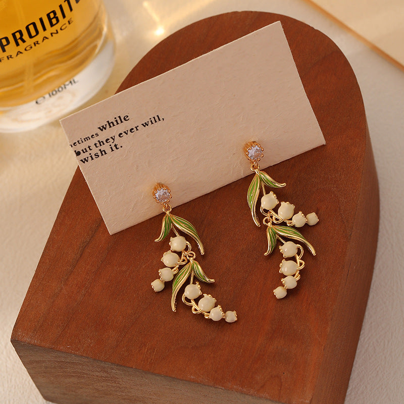 Lily of the Valley Drop Earrings