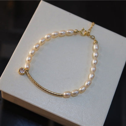 Katrina 14K Gold-filled Pearls Bracelet