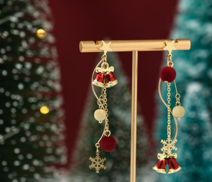 Aubrey Christmas Bell Earrings