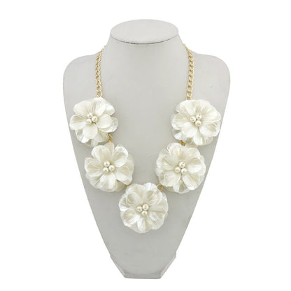 Acrylic Floral Necklace