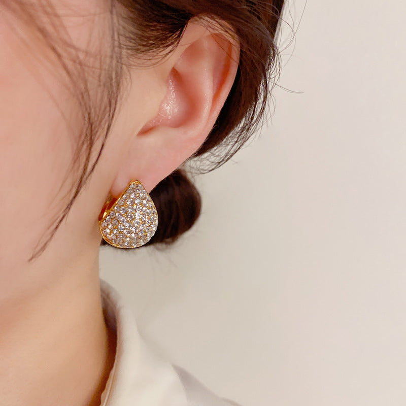 Bree Drop-shaped Diamond Earrings