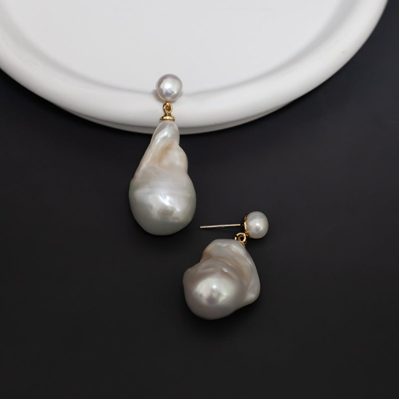 Baroque Irregular Pearl Earrings