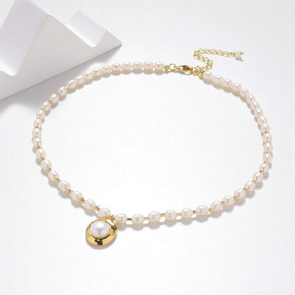 Audrey French Style Pearl Necklace