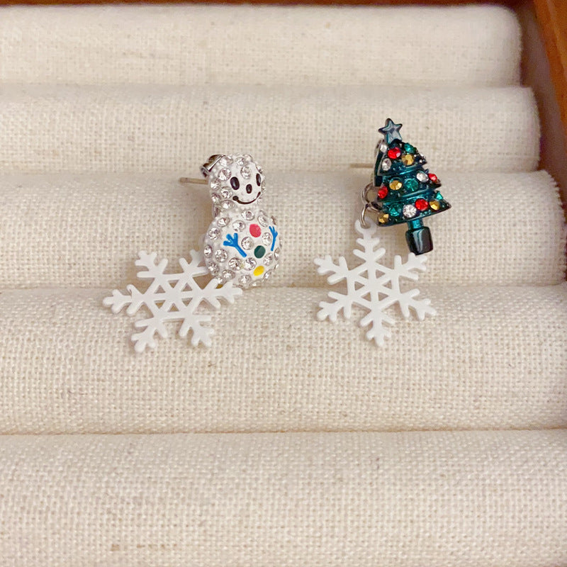 Snow Christmas Earrings