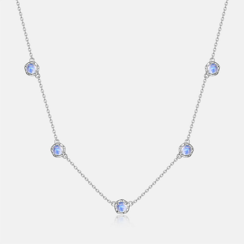 Marilyn Blue Moonstone Necklace