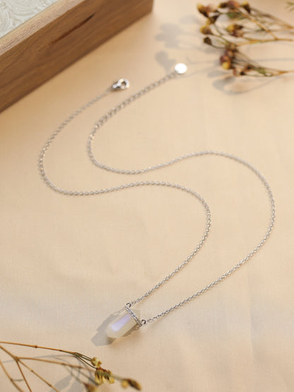 Clover Moonstone Necklace