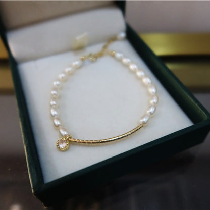 Katrina 14K Gold-filled Pearls Bracelet