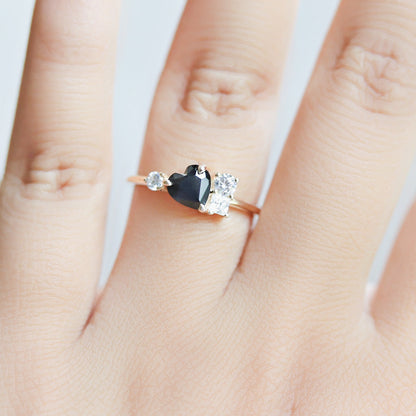 Yuna Black Onyx Ring