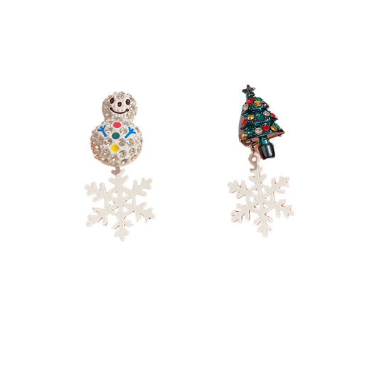 Snow Christmas Earrings