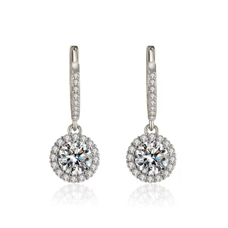 Sophia Moissanite Diamond Earrings