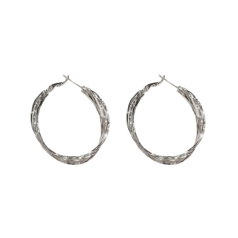 Laura Metal Twisted Ear-cuffs