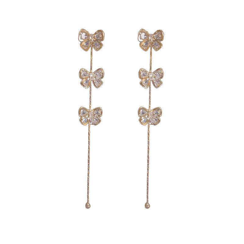 Carmen Butterfly Knot Streamer Earrings