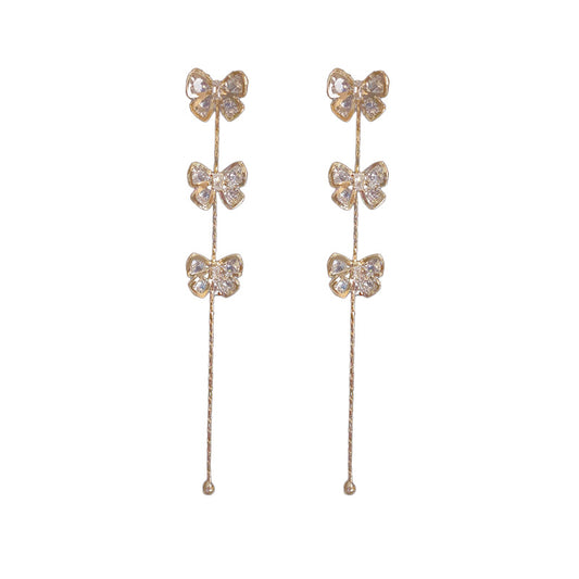 Carmen Butterfly Knot Streamer Earrings