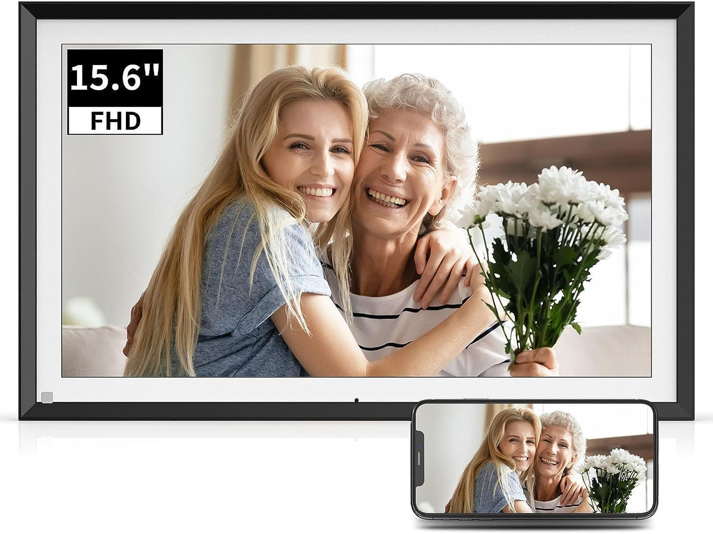 Ellie Cloud Photo Frame-Wifi Smart-Touch remote control APP