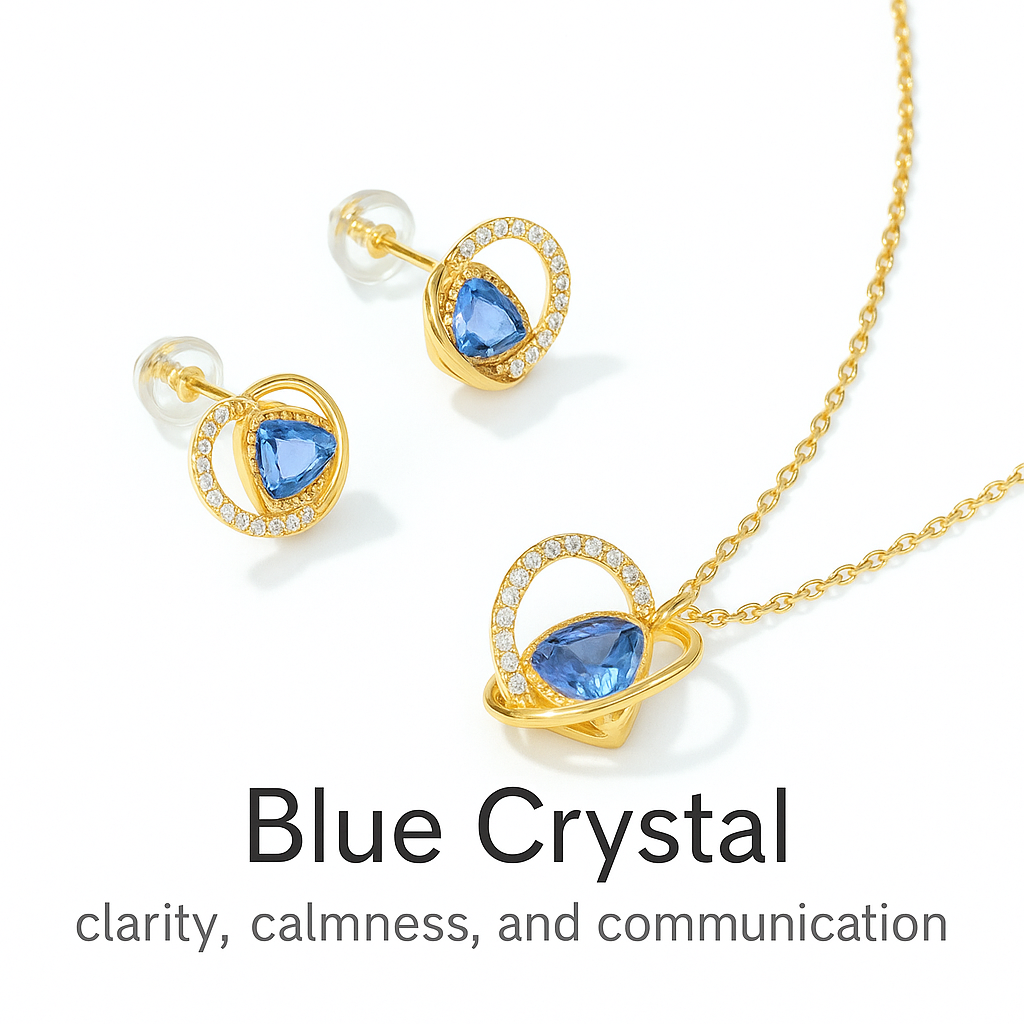 Azure Heart Necklace