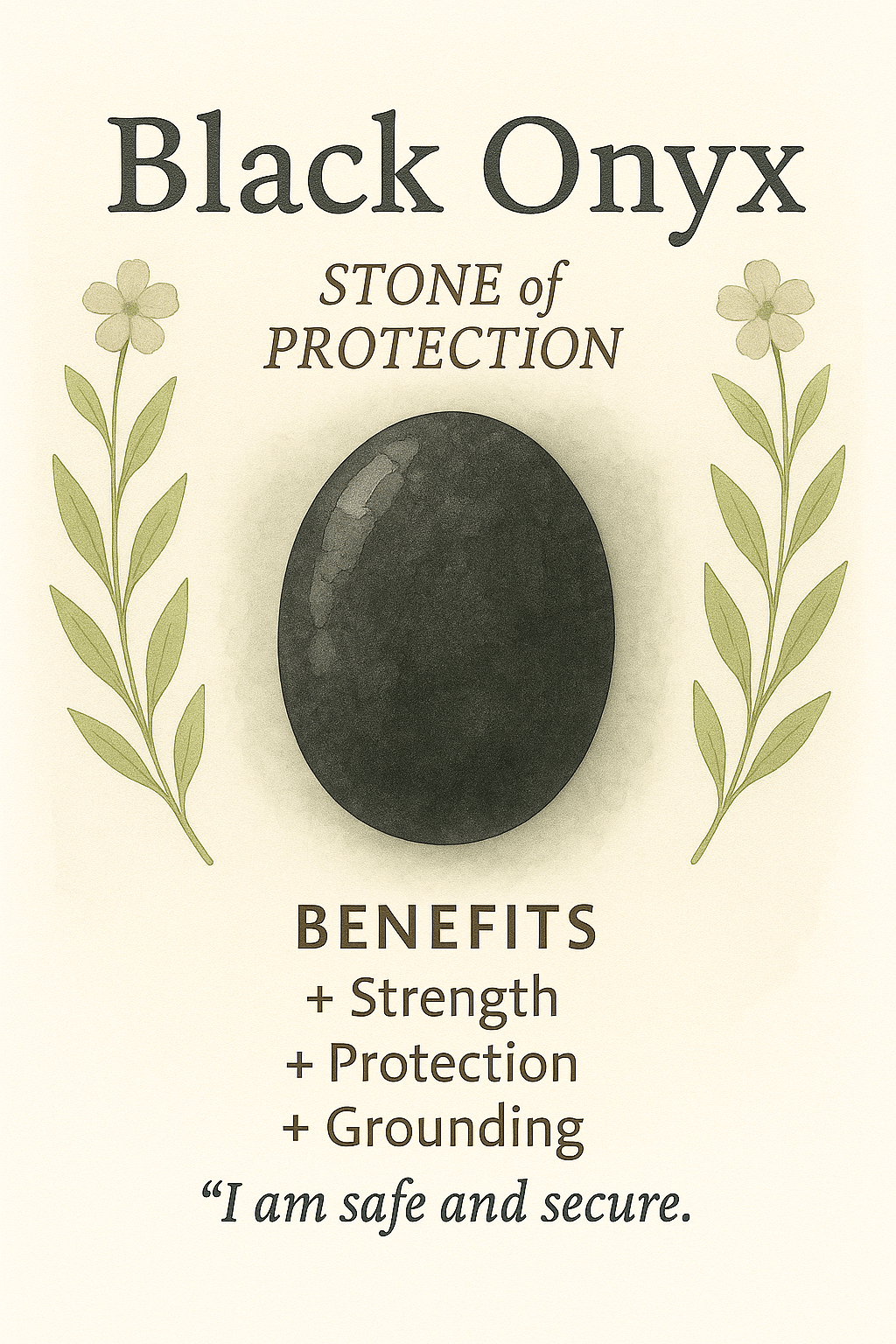 Midnight Protection Heart Necklace