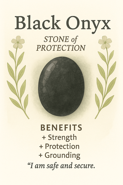 Midnight Protection Heart Necklace