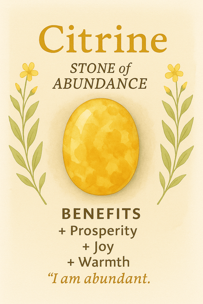 Citrine Rose Bloom Necklace