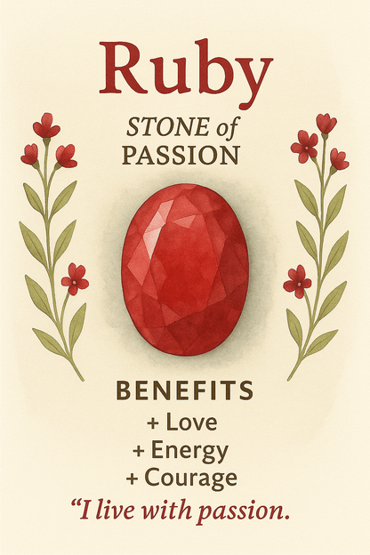 Crimson Heart Floating Ruby Ring