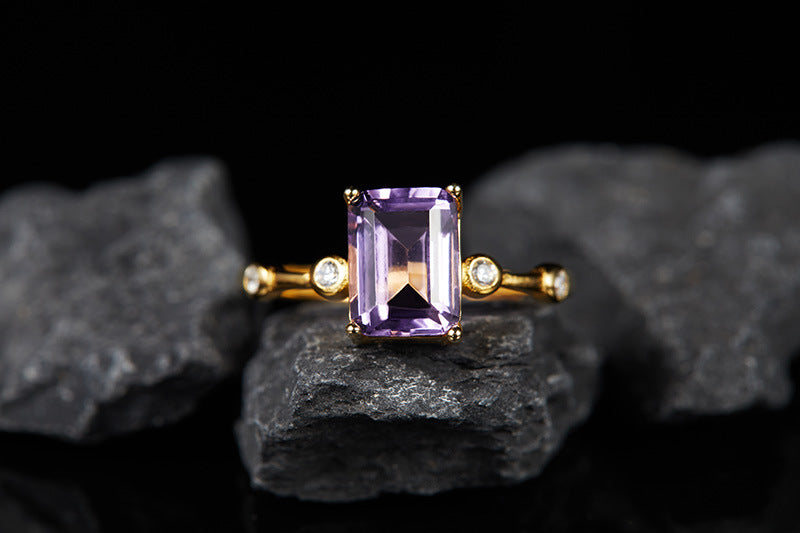 Solara Amethyst & Citrine Ring