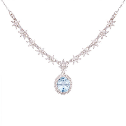 Flora Amethyst & Citrine & Topaz Necklace