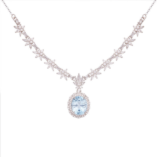 Flora Amethyst & Citrine & Topaz Necklace