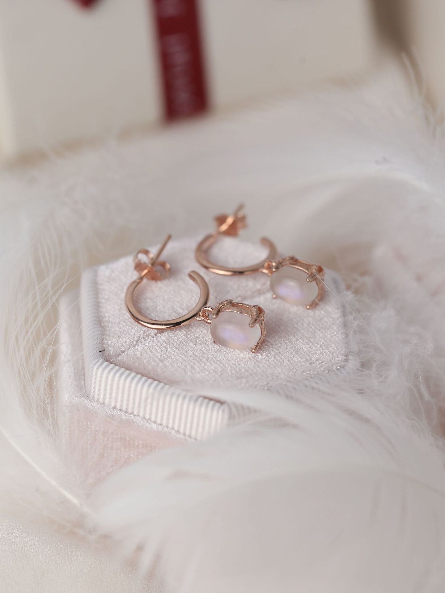Bettina Moonstone Earring